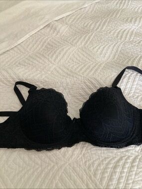 intimissimi Black Lace Underwire Push-Up Bra